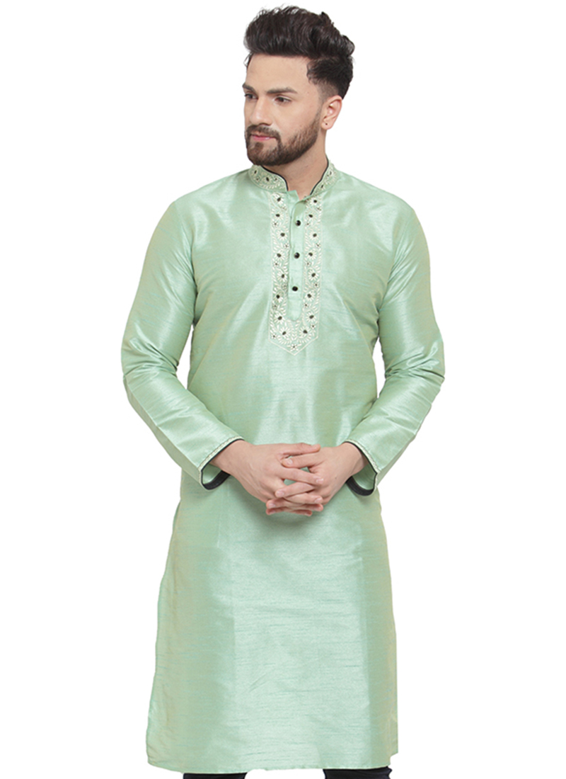 Buy Online Cream Color Kurta 149222