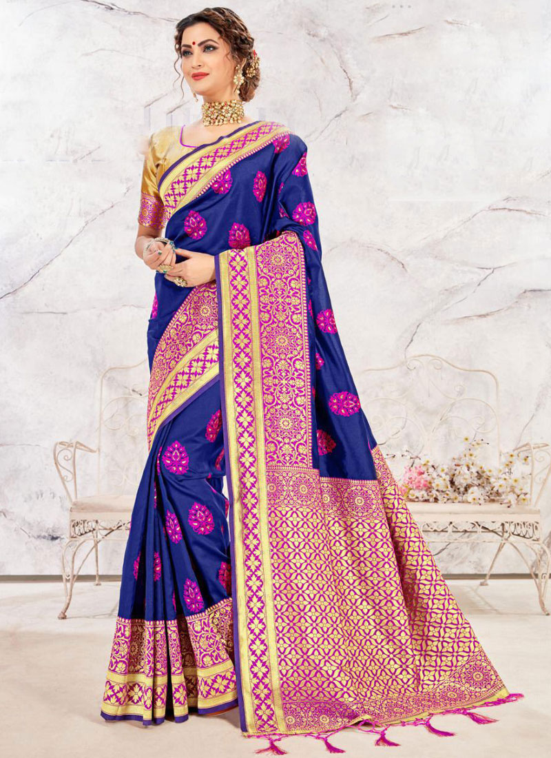 Buy Embroidered Designer Saree Online
