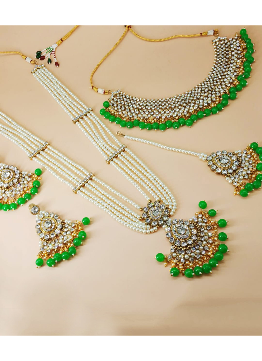 Shop Online Gold Engagement Necklace Set 161942 Jewelry