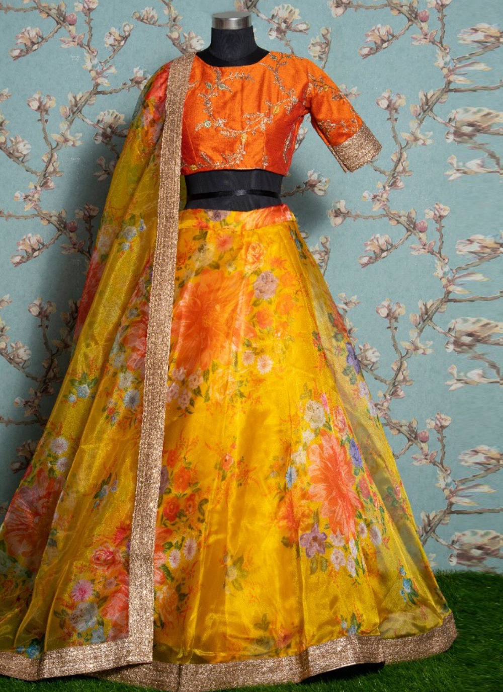 floral lehenga choli