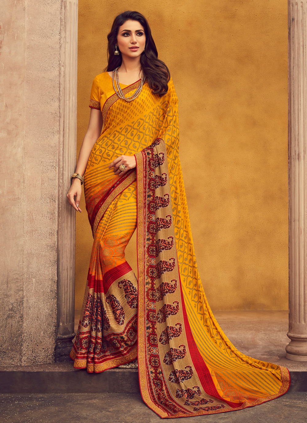 gipio lace saree
