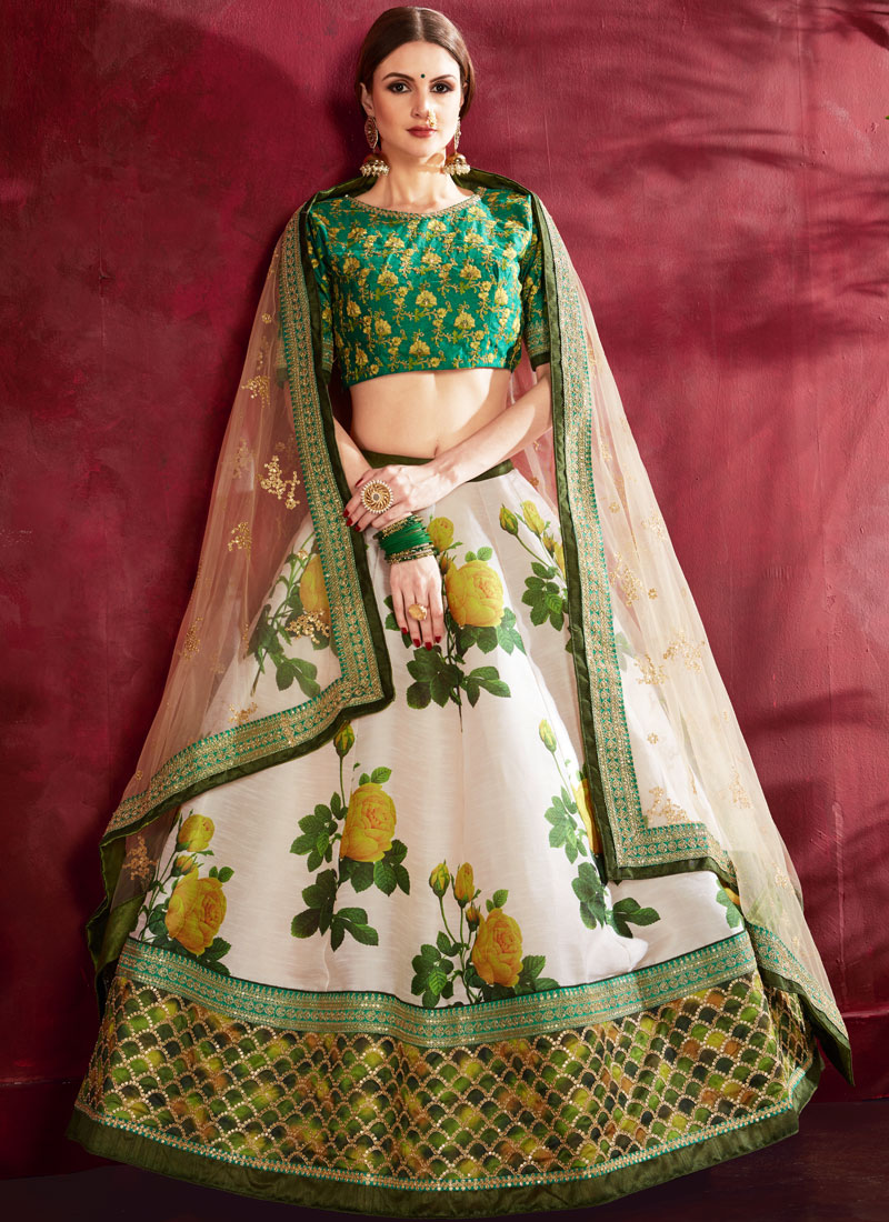 floral lehenga choli