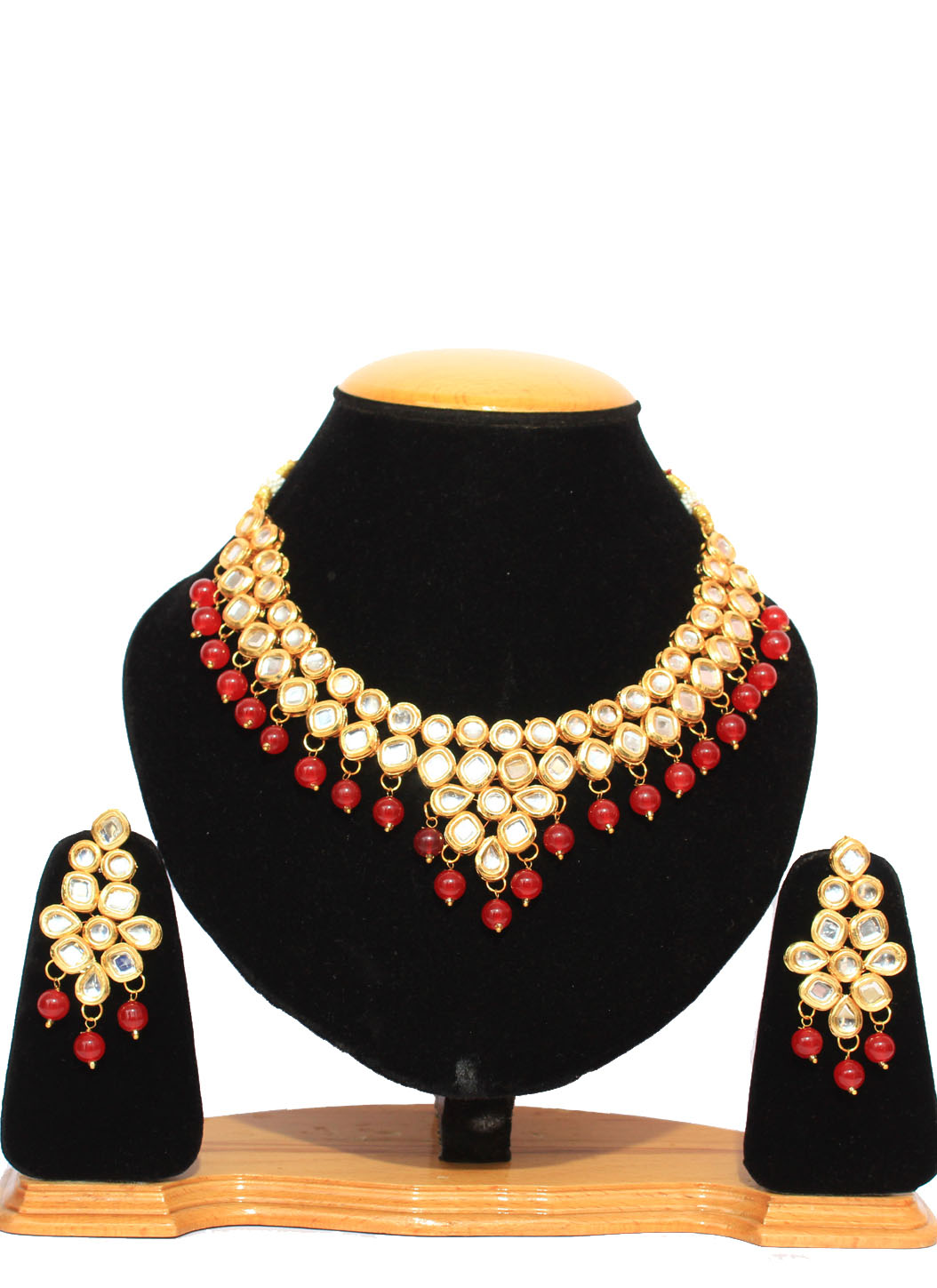 Moti Gold Necklace Set buy online