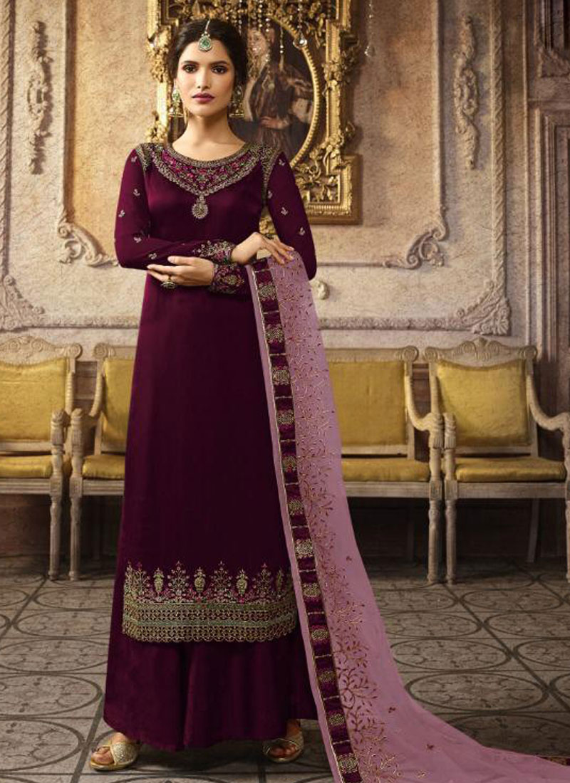 Pink Embroidered Salwar Kameez buy online