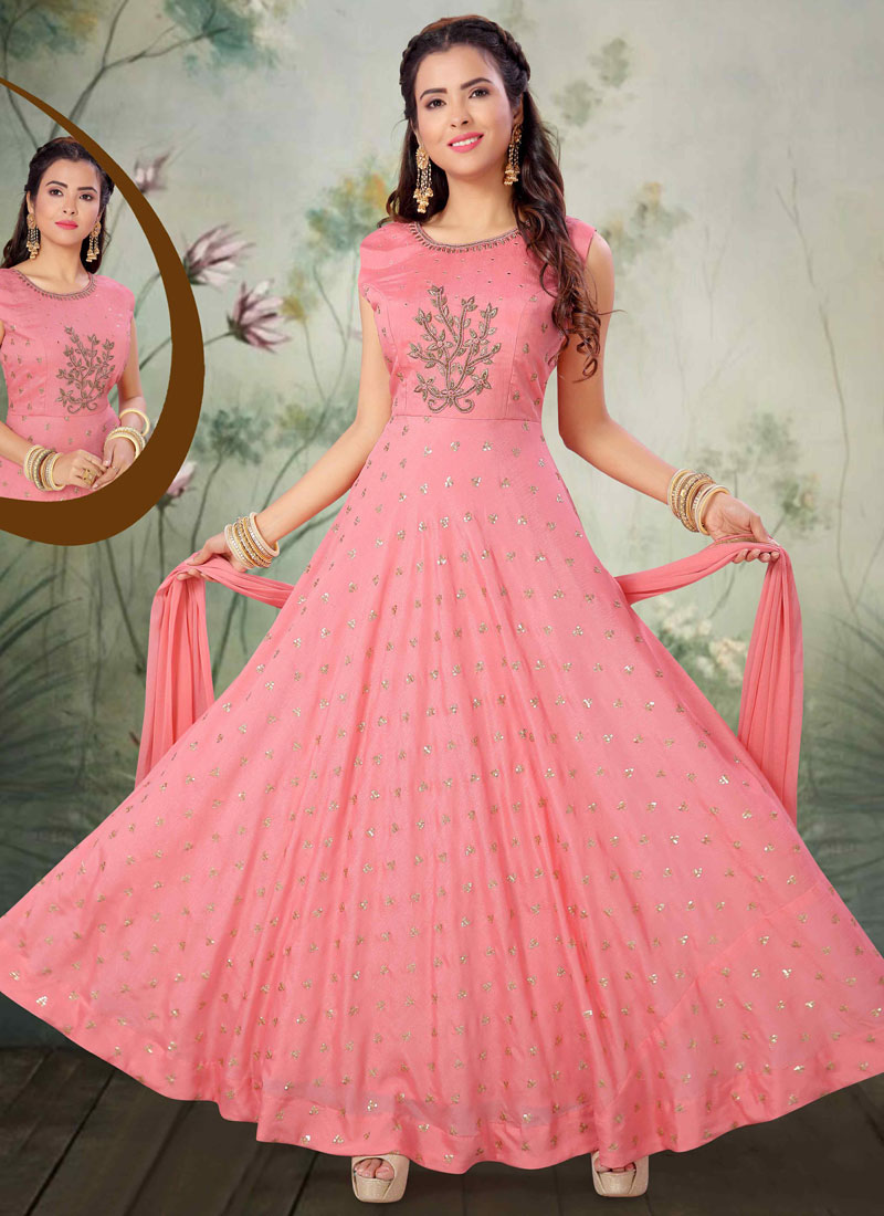 Shop Pink Salwar Kameez Online : 155225