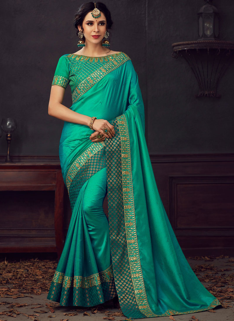 bengali traditional poly silk saree -733690893 | Heenastyle