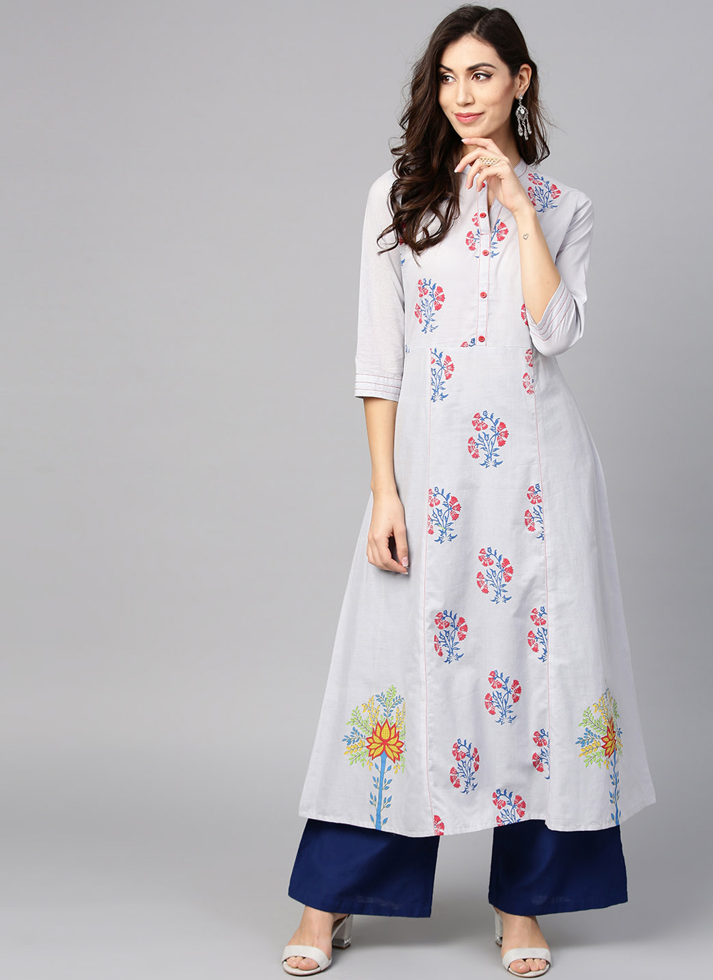 Print Designer Kurti buy online - Kurtis