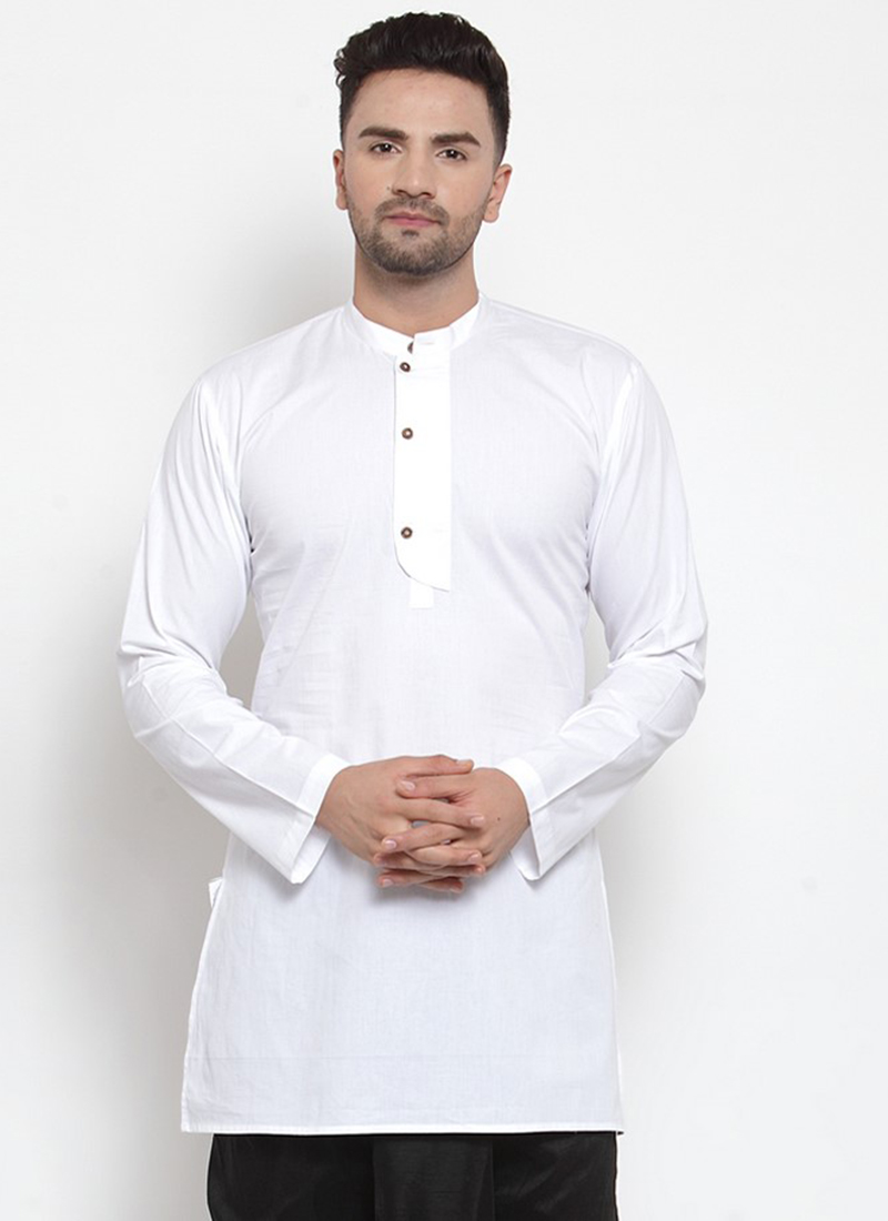 Shop White Ceremonial Kurta Online : 147727 - Mens