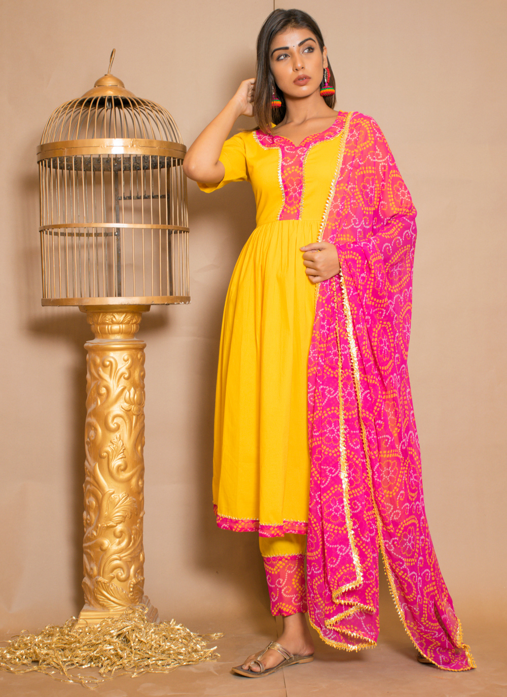 Popular $52 - $64 - Yellow Designer Silk Plain Salwar Kameez and Yellow  Designer Silk Plain Salwar Suit Online Shopping