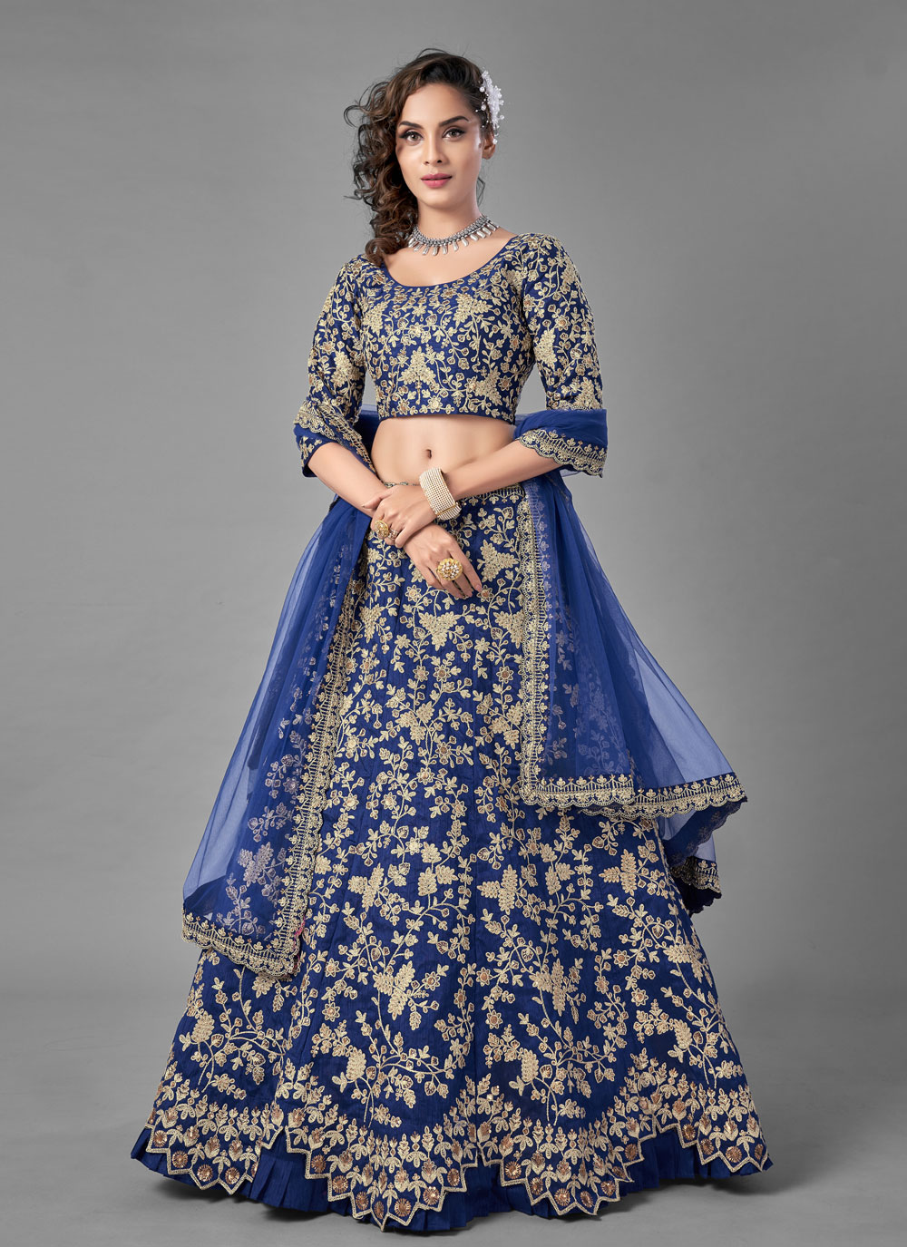 lehenga dori latkan