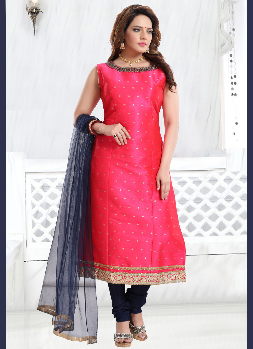 Fancy 2024 churidar dress