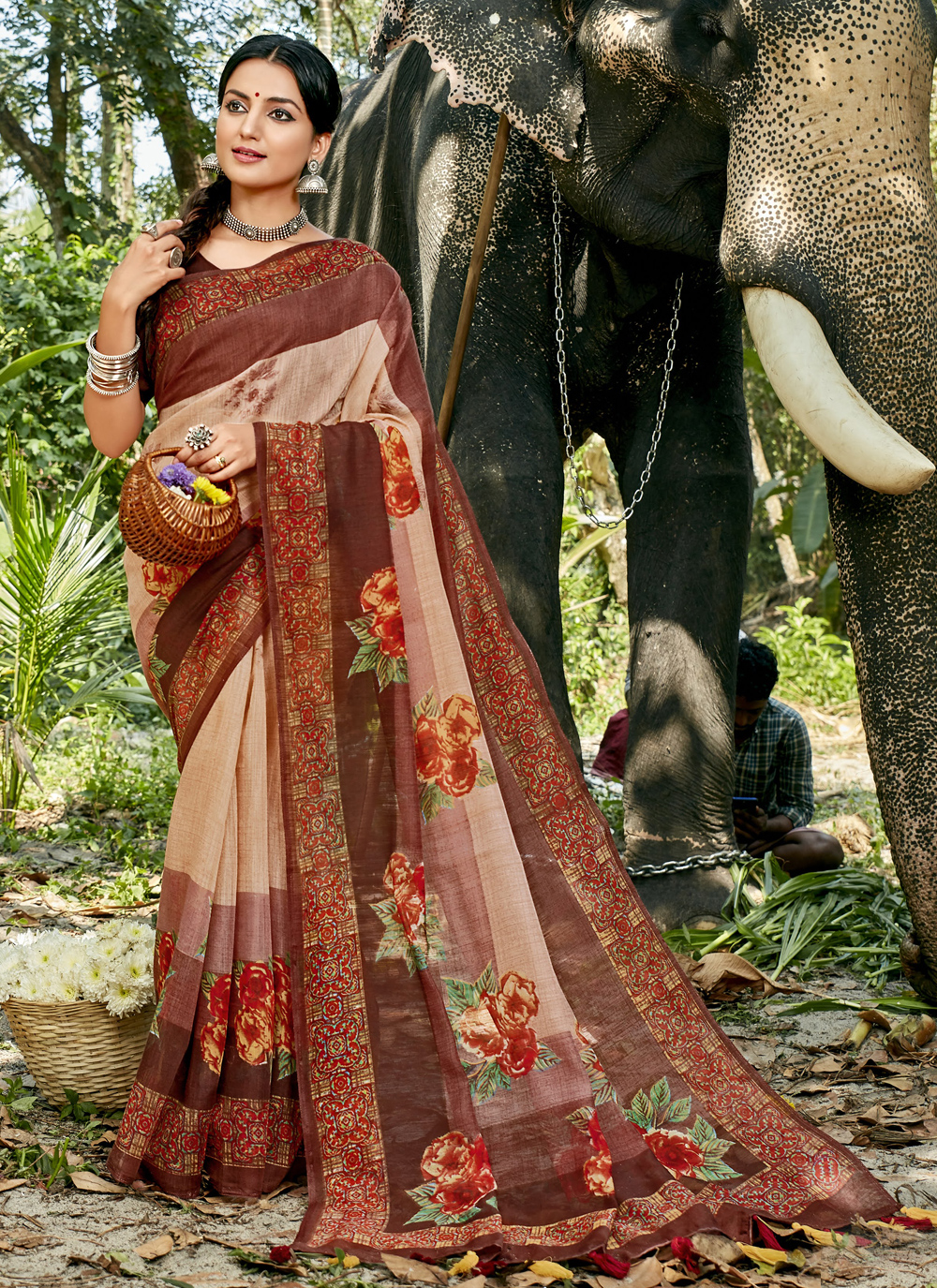 pitty cotton printed sarees