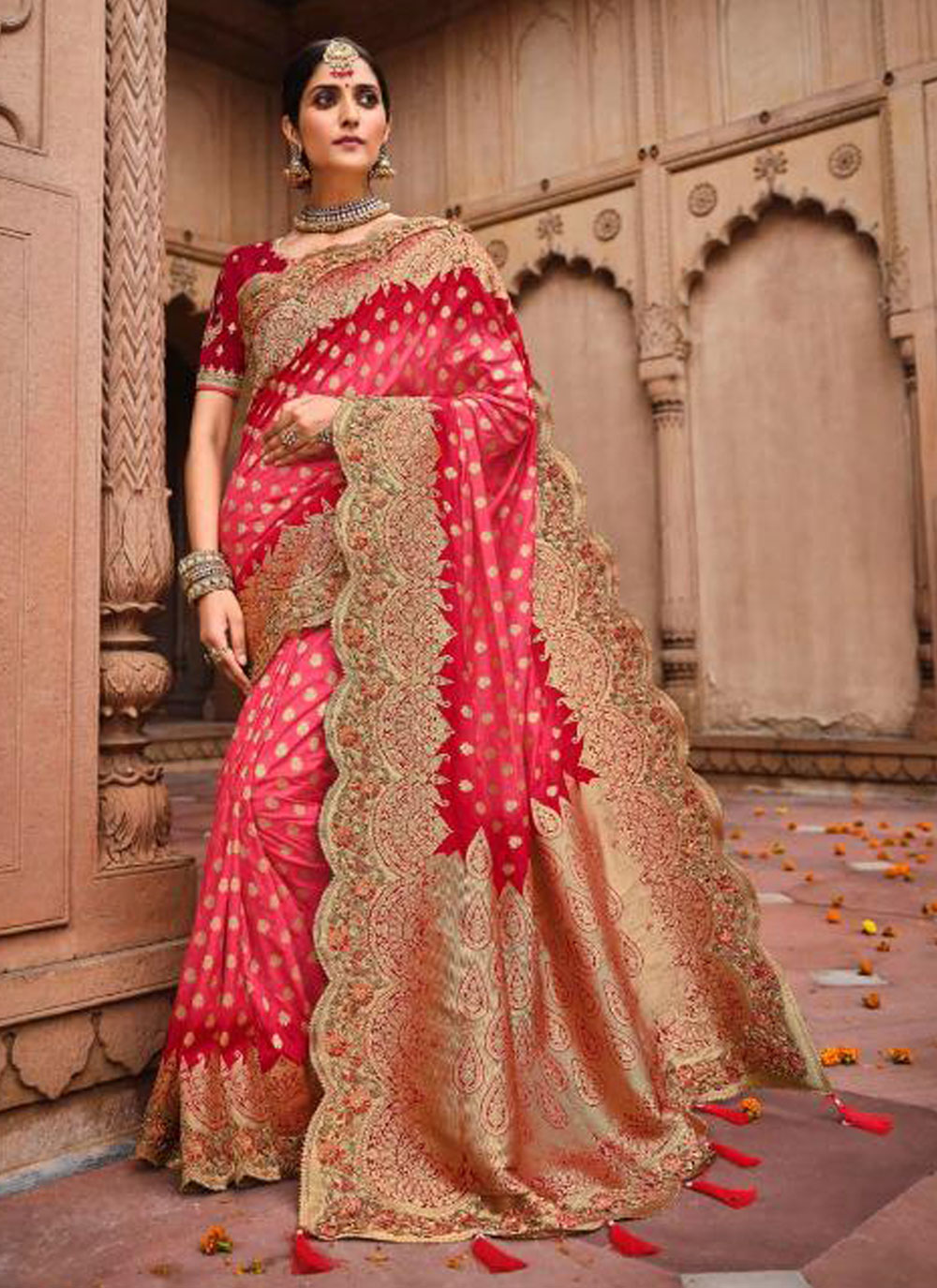 11 Latest Saree Designs for Wedding Photoshoots
