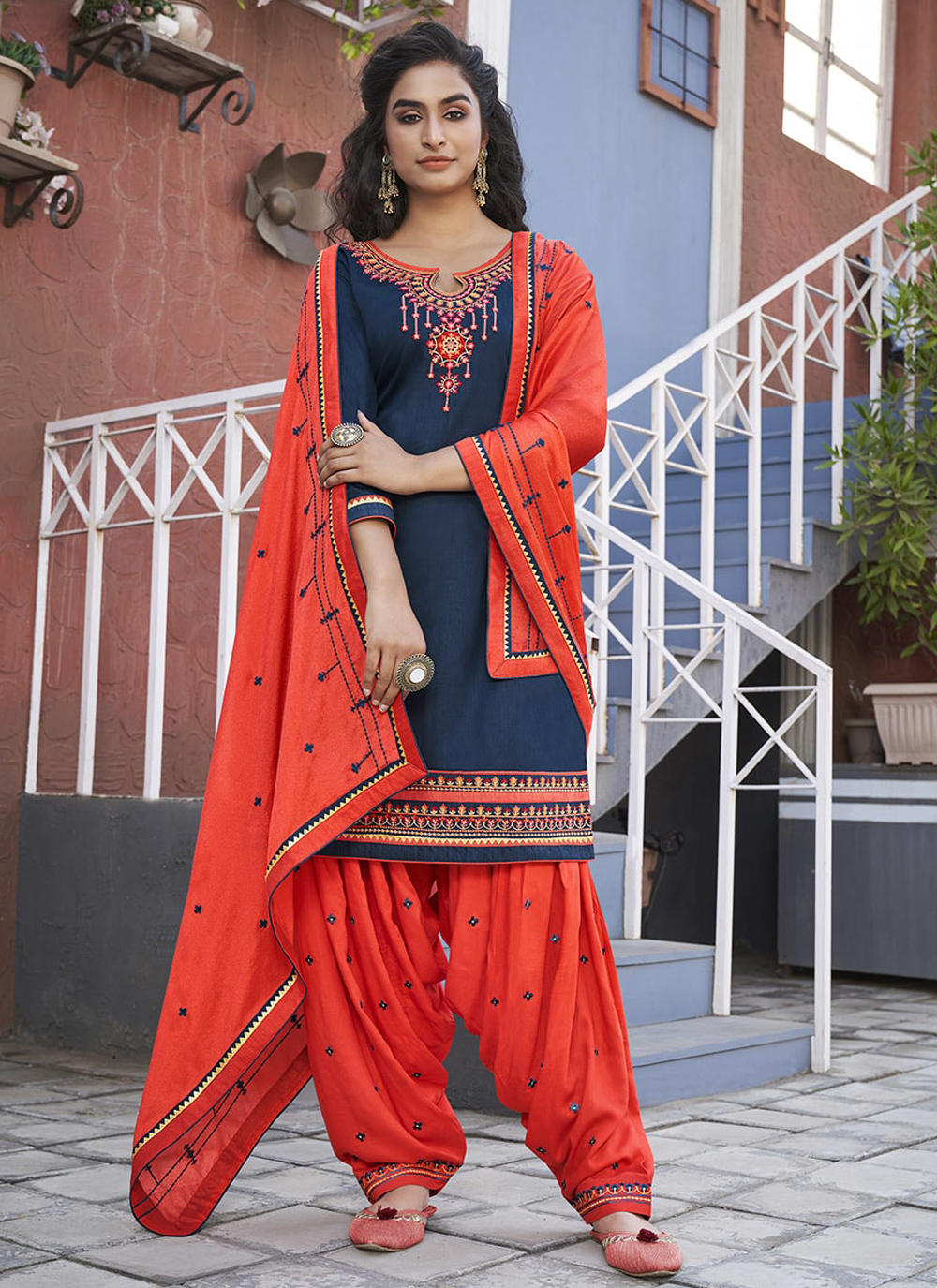 cotton patiala dress design