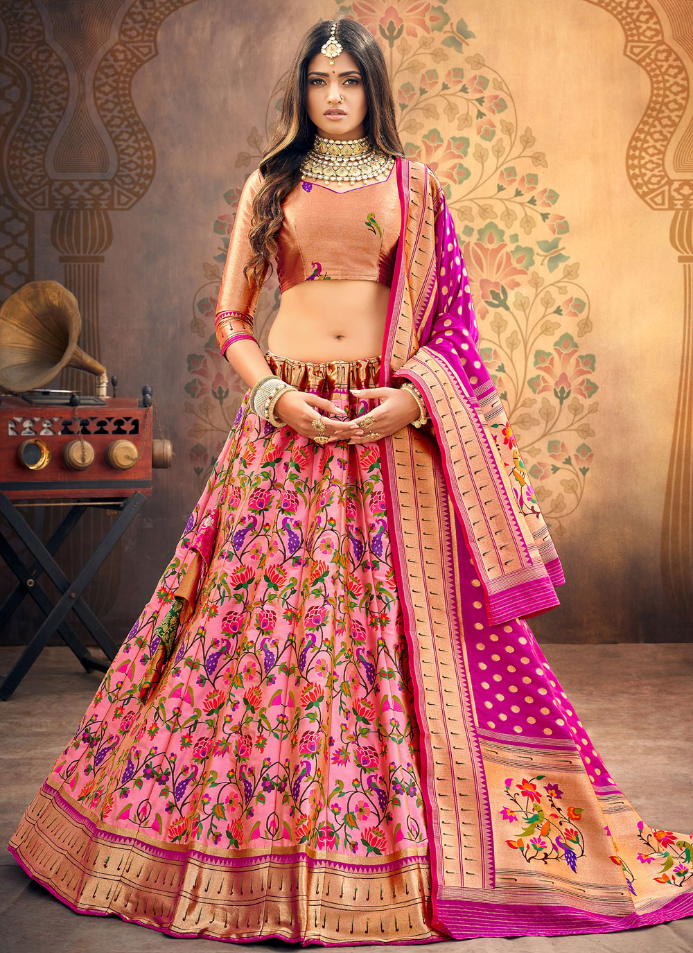 model ghagra choli