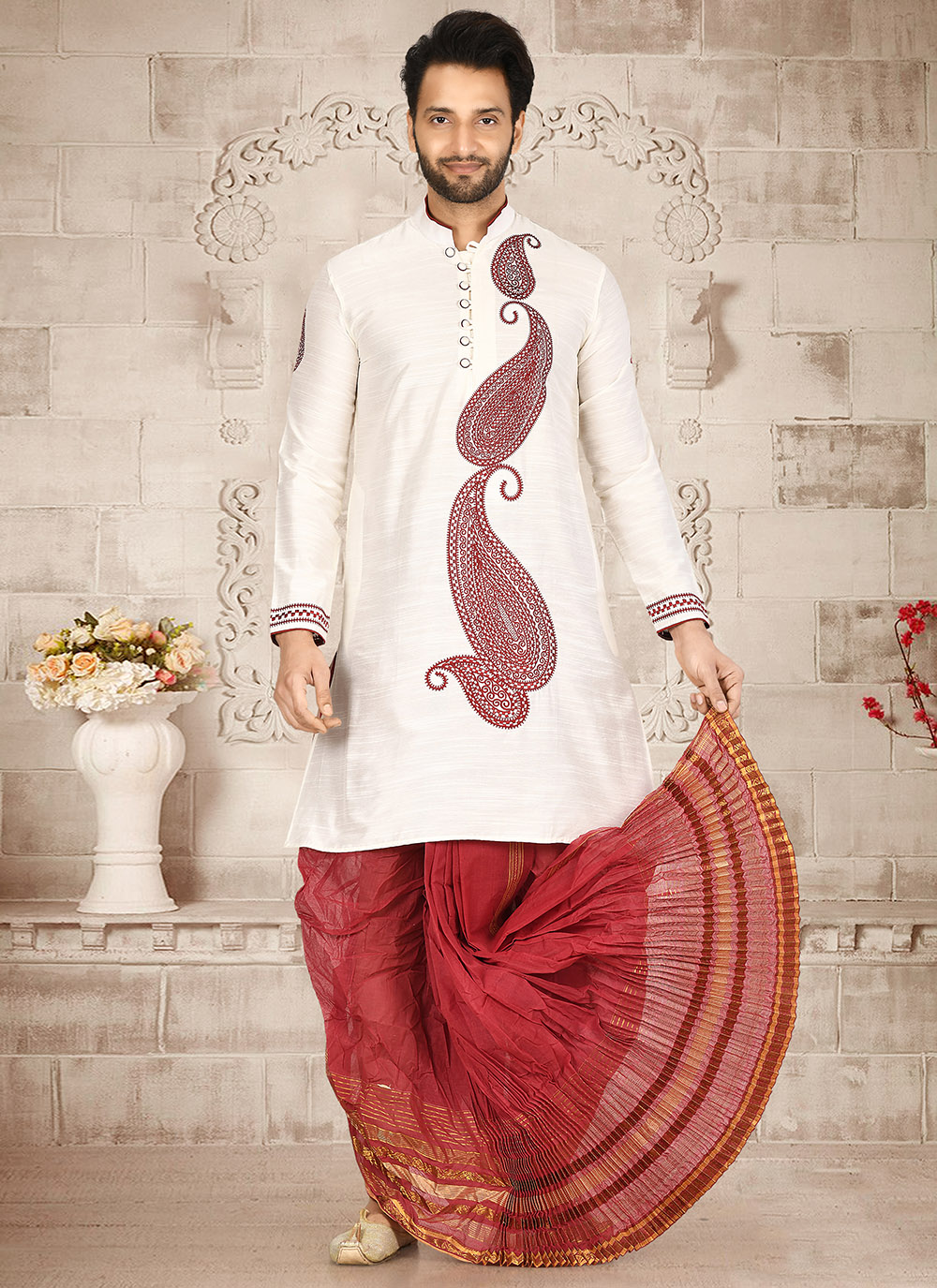 Fashionable deals dhoti kurta