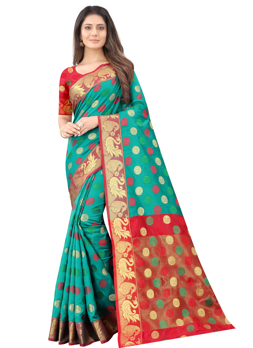 Buy Online Rama Silk Festival Traditional Designer Saree 191373