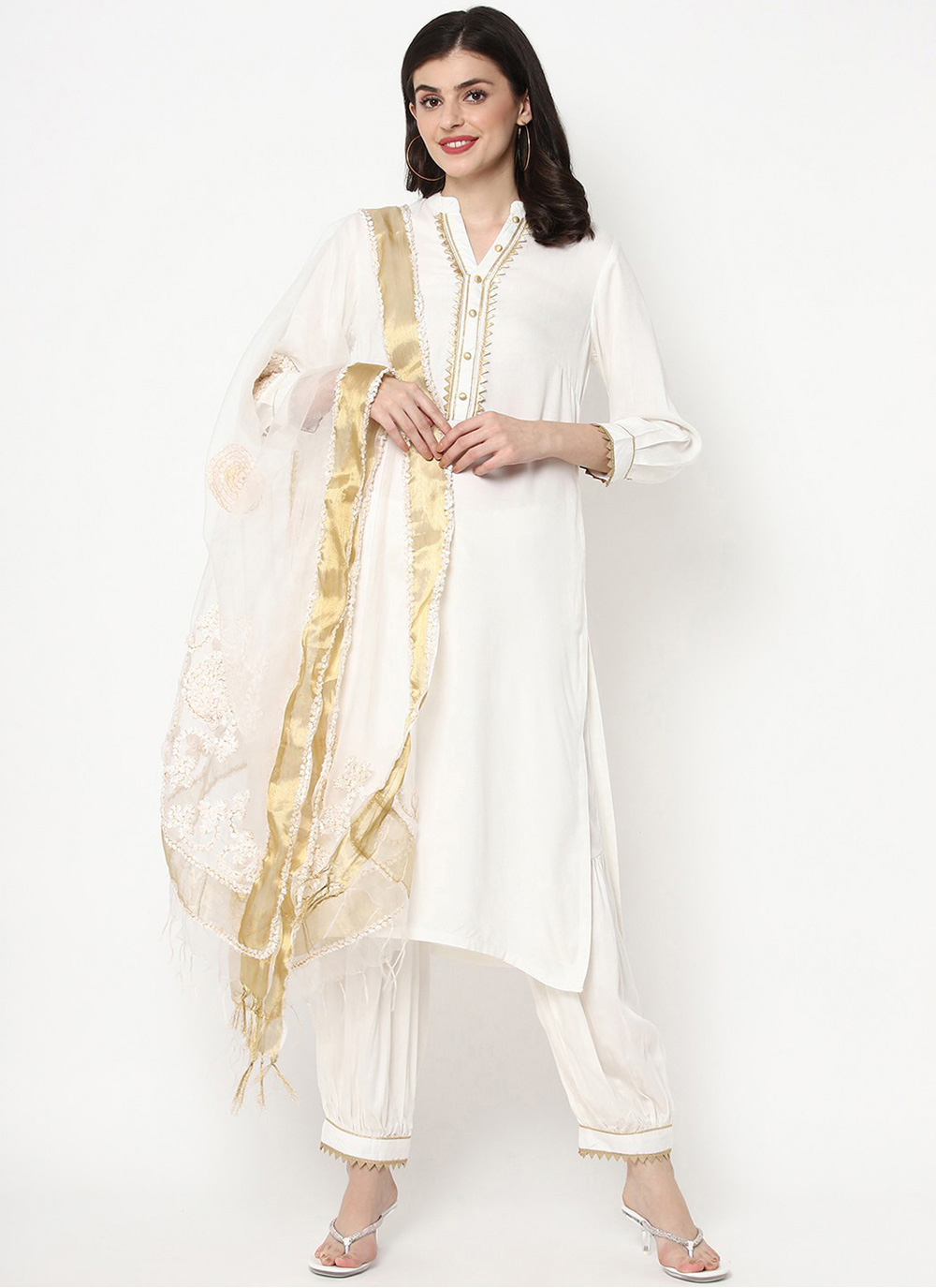 plain white shalwar kameez