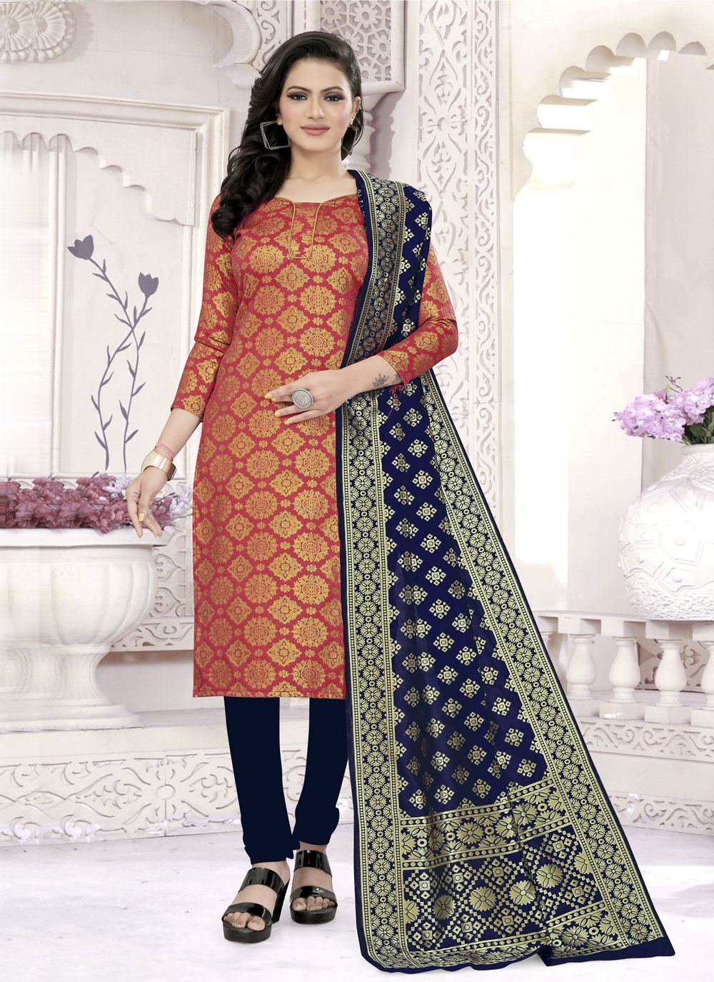 Fancy 2024 cotton churidar