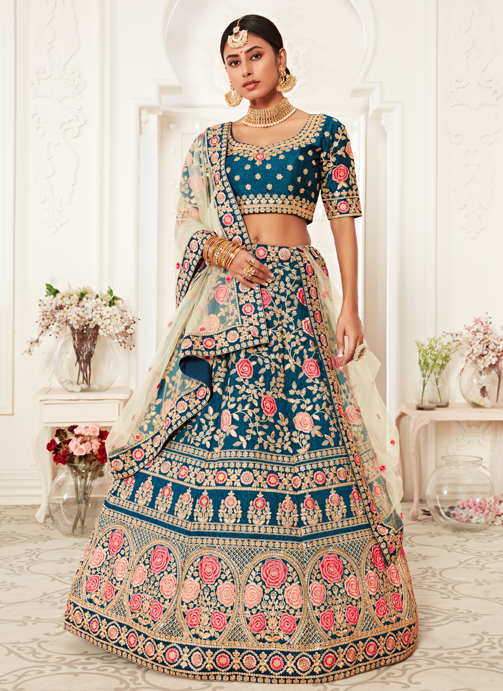 Shop Silk Designer Lehenga Choli Online : 176155 - Lehenga Choli