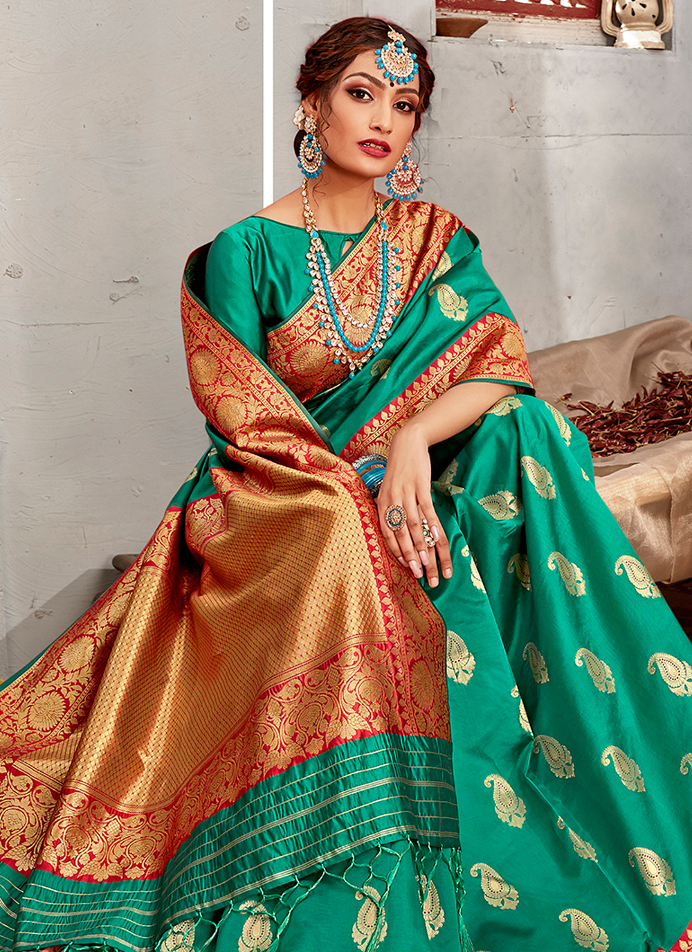 shop-online-traditional-designer-saree-for-festival-171214