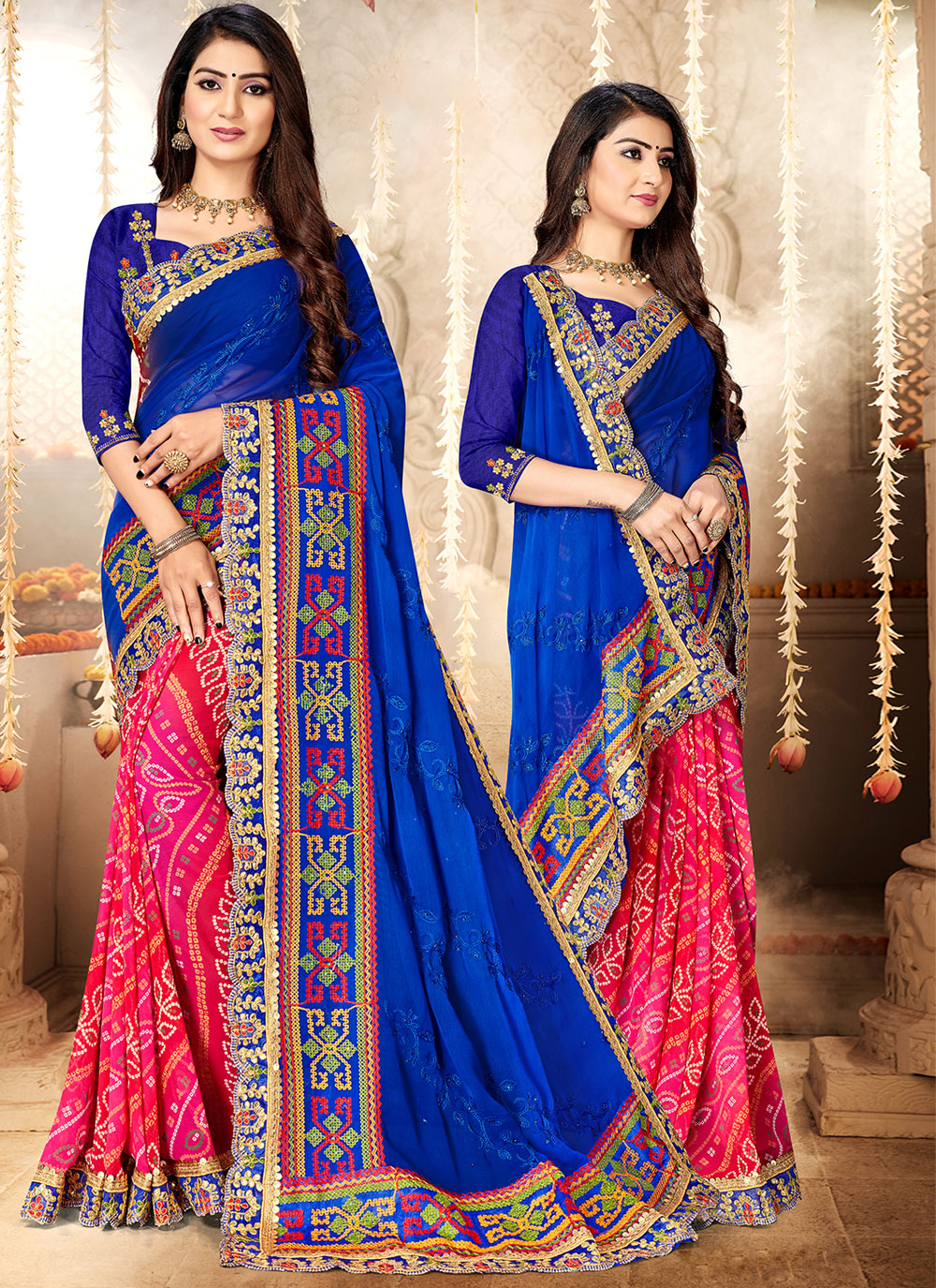 Buy Half Saree / Lehenga - Material online | Jeyachandran Textiles