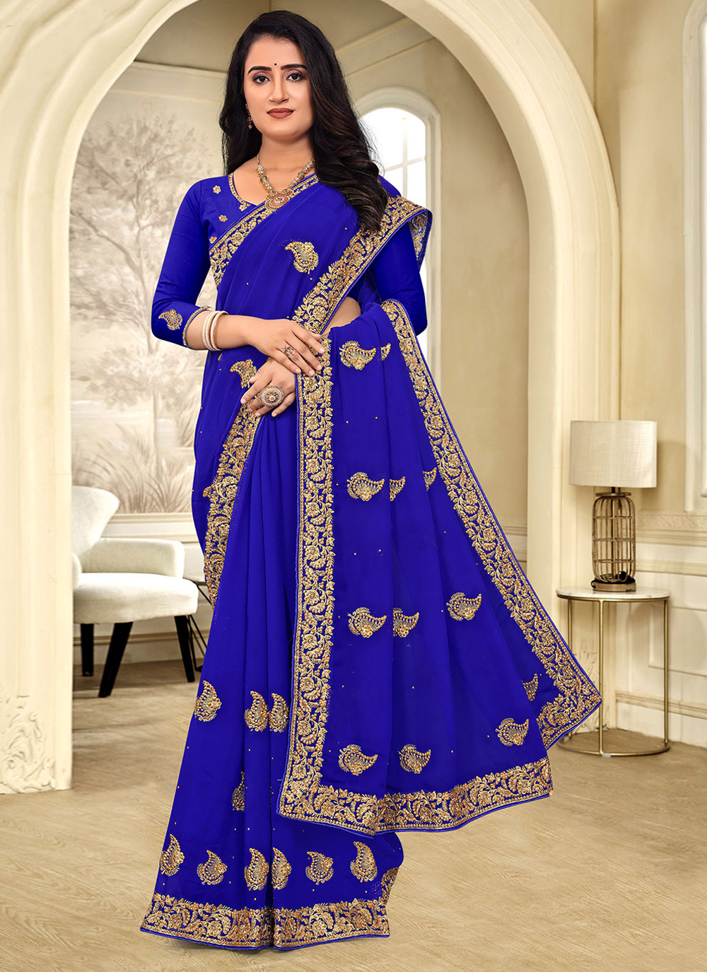 shop-blue-contemporary-saree-online-237952