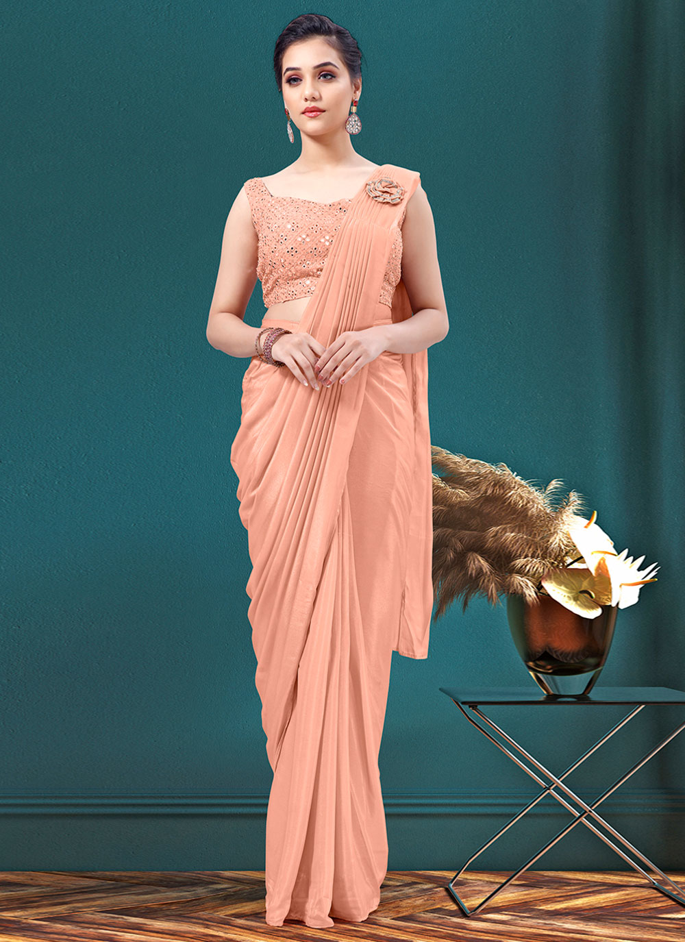 georgette-embroidered-ready-
