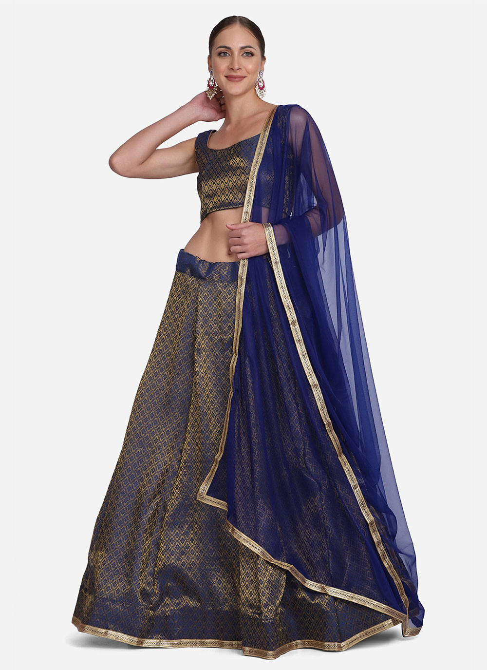 Navy Blue Lehenga Choli buy online