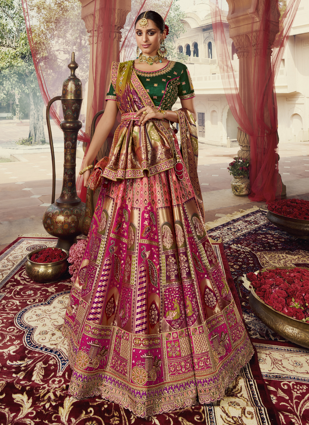 Georgette Lehenga Choli With Dupatta Buy Online Collection