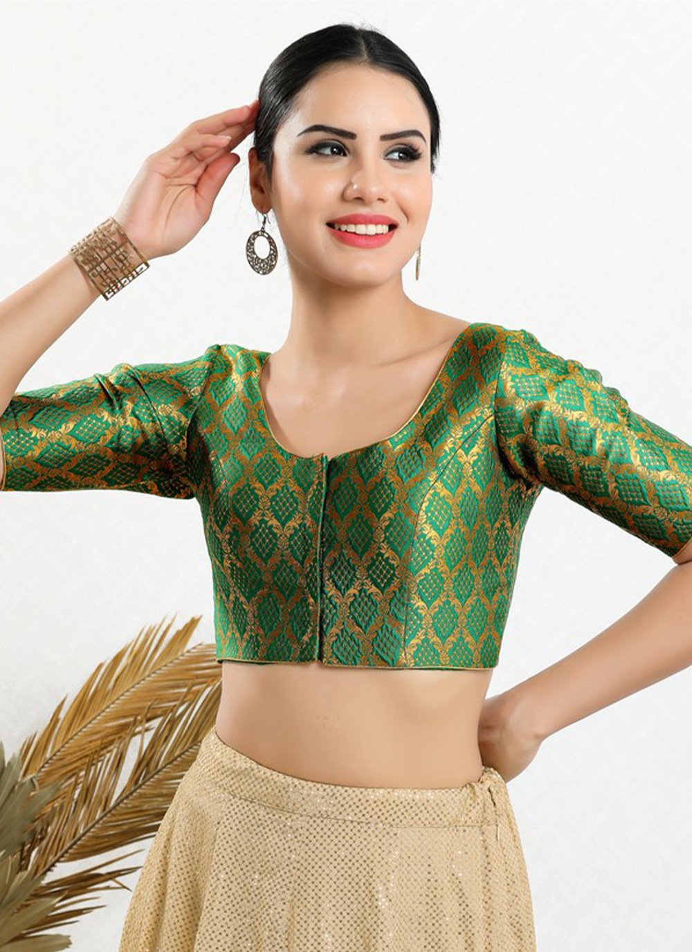 新品　glossy jacquard blouse Acka. glossy jacquard blouse – Acka online store
