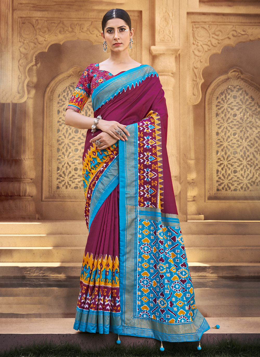 Buy Designer Cotton Silk Saree Online For Office & Be A Head-Turner –  Woodentant Saree Online