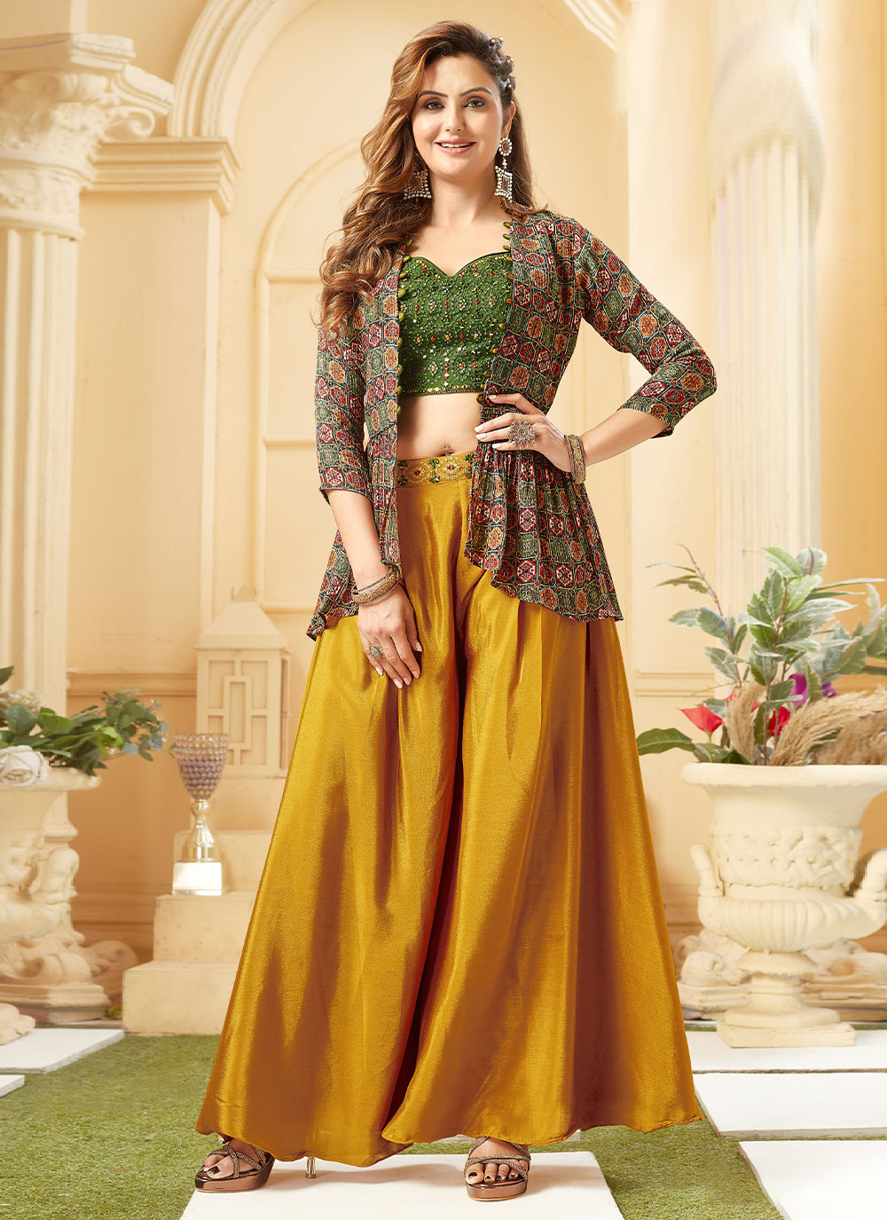 Gold COTTON SILKNEP TWILL RAILOAD JACKET（Shop Silk Gold