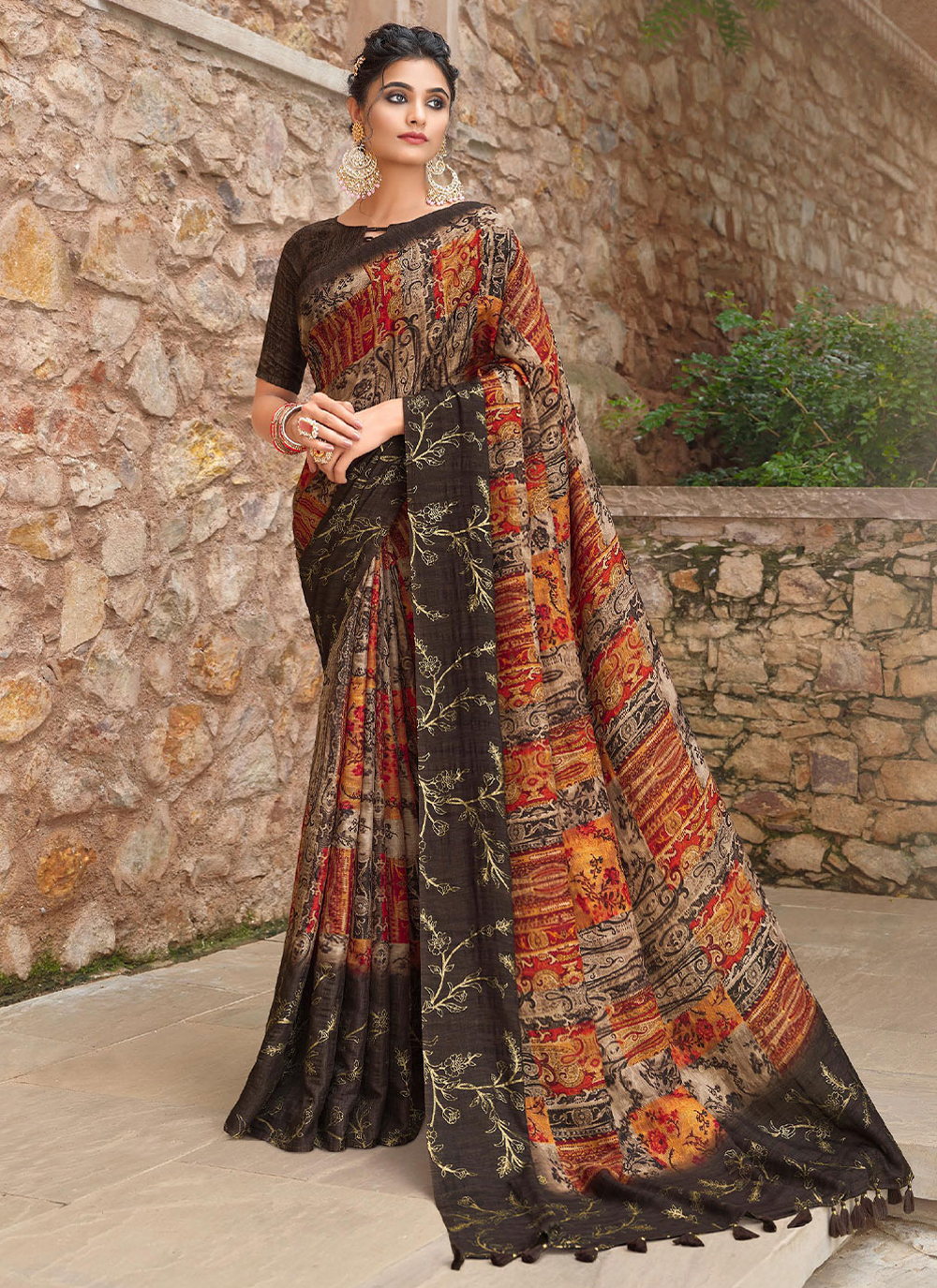 shop-online-silk-multi-colour-classic-saree-245071