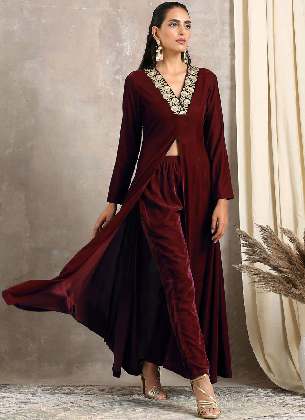 Velvet Salwar Kameez - Designer Velvet Suits for Women