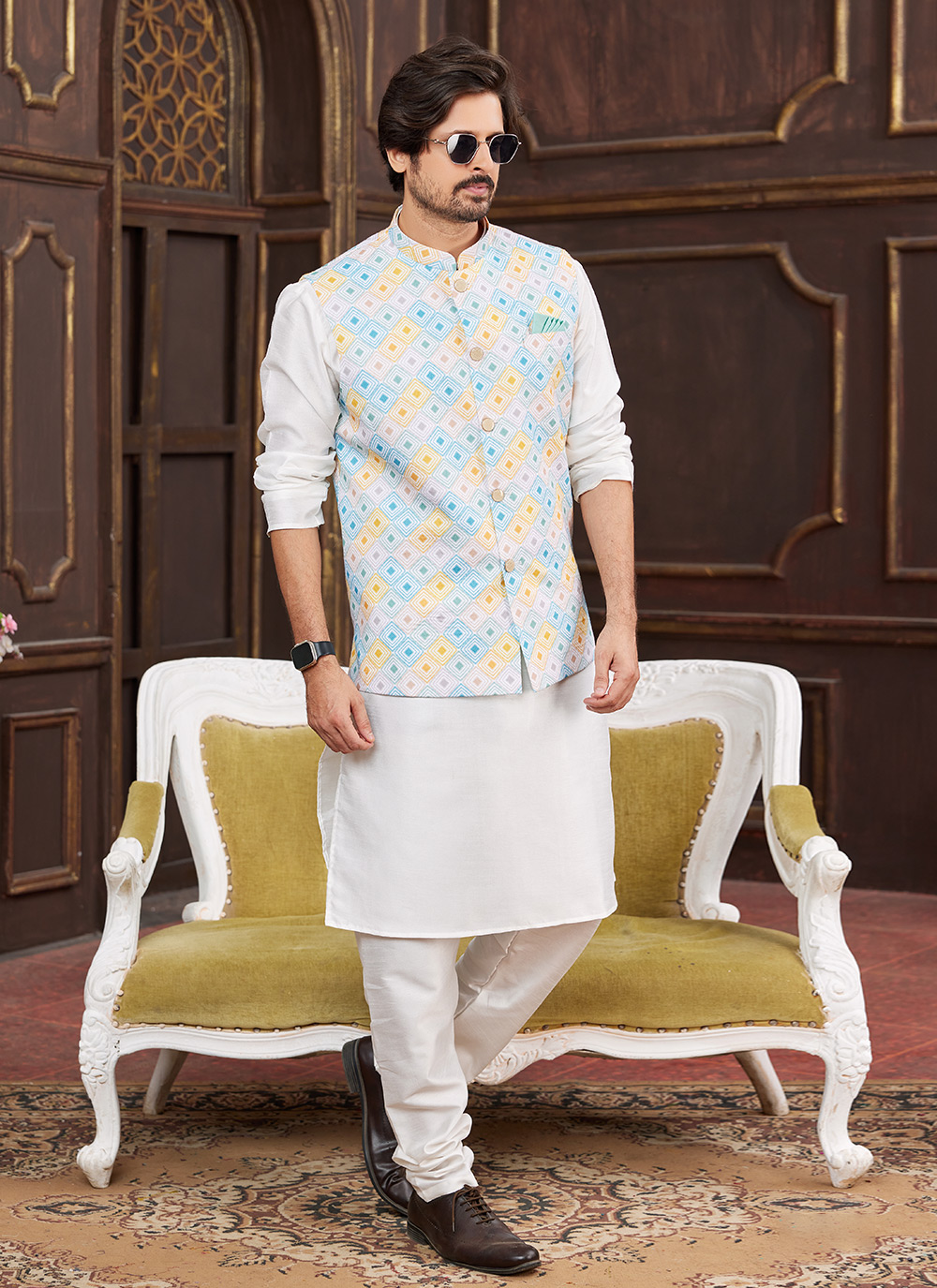 Kurti Pajama Design For Men Kurta Designs Kurti With Jacket Mens